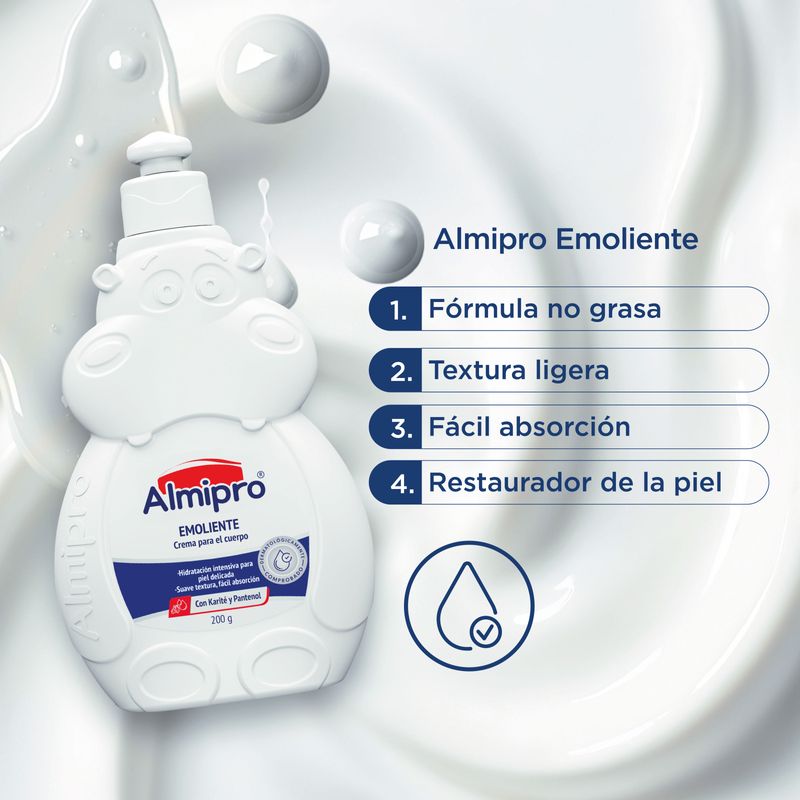 Crema Almipro Emoliente Niños 200 ml Rx