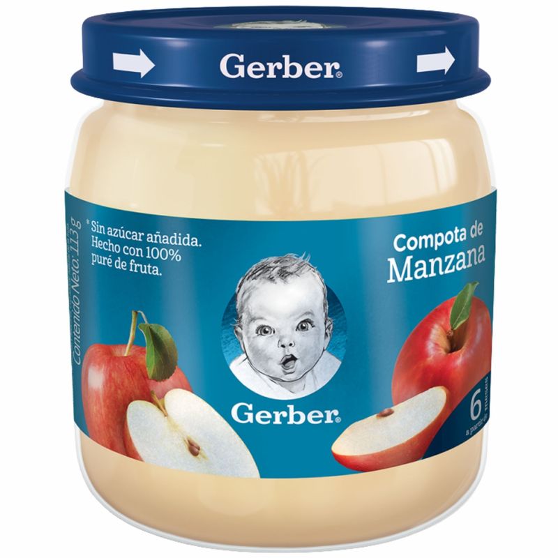 Compota Gerber Manzana Frasco X 113 Gr Nestle