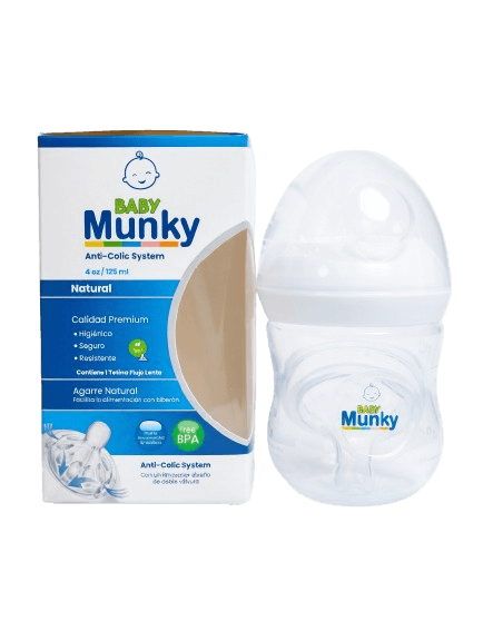 Tetero Baby Munky Anticólico - 4 onzas