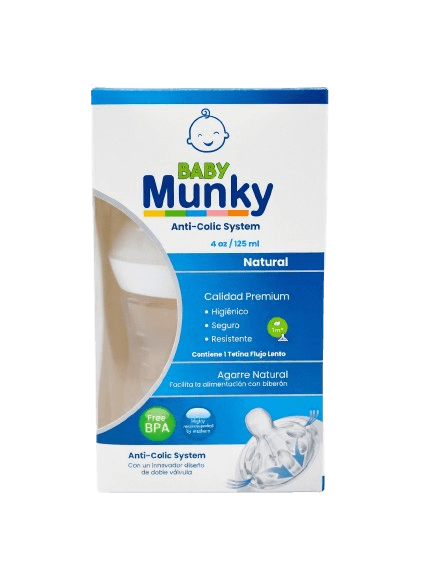 Tetero Baby Munky Anticólico - 4 onzas
