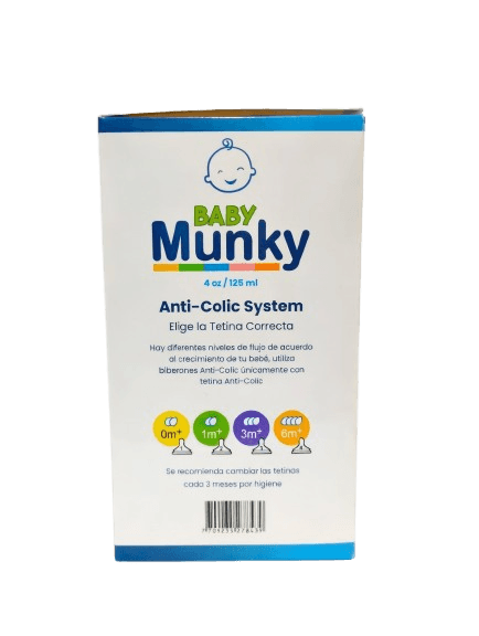 Tetero Baby Munky Anticólico - 4 onzas