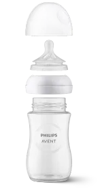 Biberón Avent Natural Respuesta Rosa 9Oz