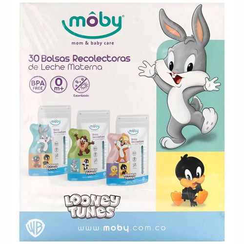Bolsas Recolectoras de Leche Materna MOBY x 30 Unidades