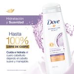 Shampoo Dove Anticaspa Hidratación 2en1 370Ml