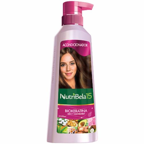 Acondicionador Nutribela Biokeratina Frasco X 370 Ml