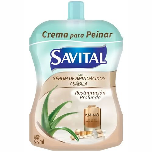 Crema Para Peinar Savital Aminoácidos X 95Ml Unilever