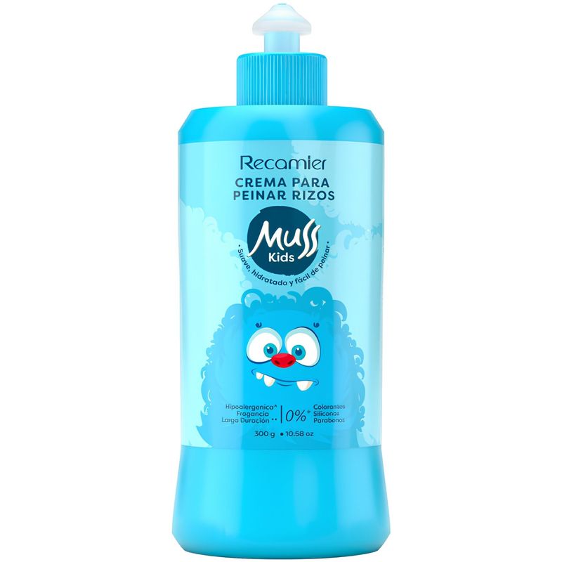 Crema Peinar Muss Kids Rizos Frasco X 300 Gr