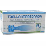 Toallas Alcohol Isopropílico 0.7 x100