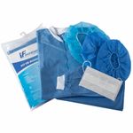 Kit Bioseguridad Bata Pantalón y Polaina