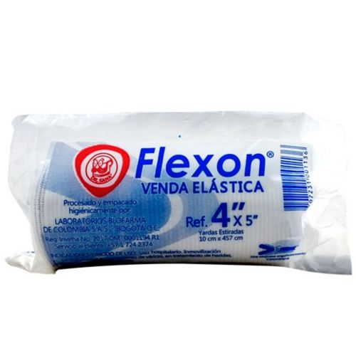 Venda Elástica Flexon 4X5 Yardas Blofarma