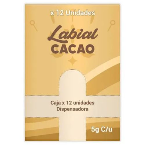 Labial de Cacao Paquete 12 Unidades Drogam