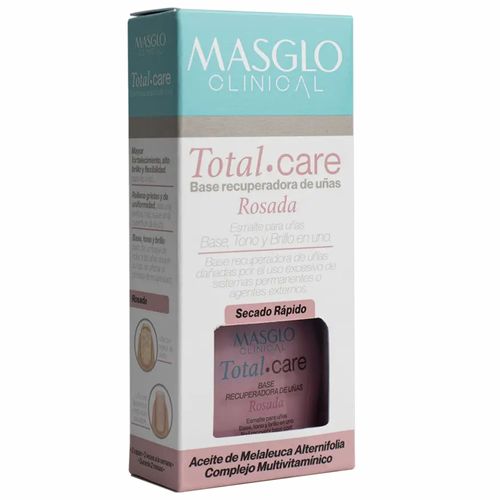 Base Para Uñas Masglo Clinical Total Care Rosada X 13,5 Ml