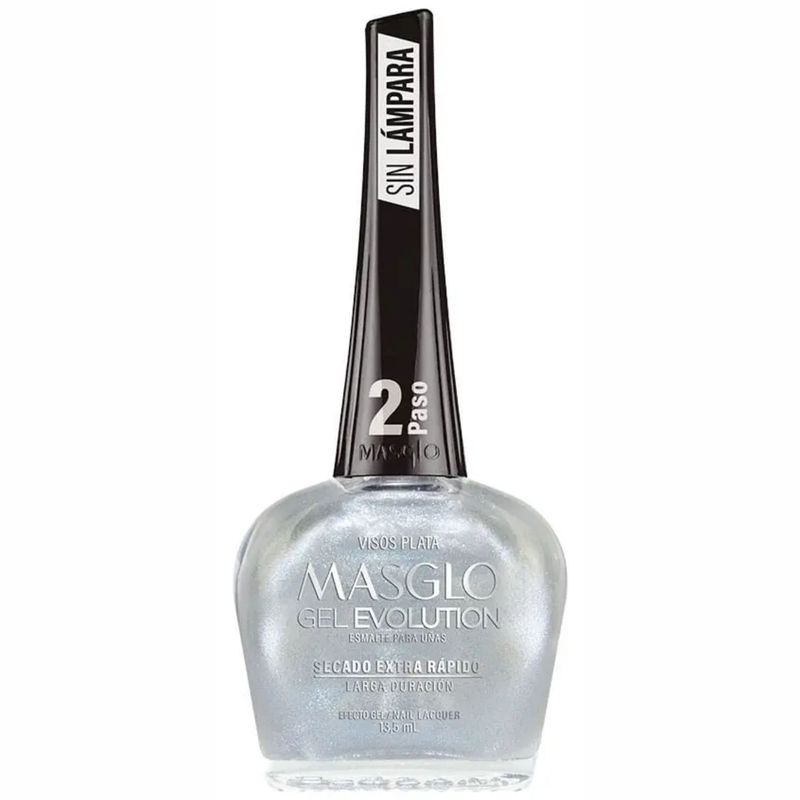 Esmalte Masglo Gel Evolution Plata X 13.5Ml