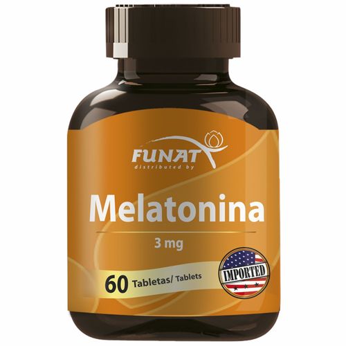 Melatonina 3 Mg Frasco X 60 Tabletas Funat
