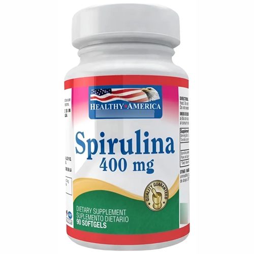 Spirulina 400 Mg 90 Cápsulas Blandas Healthy