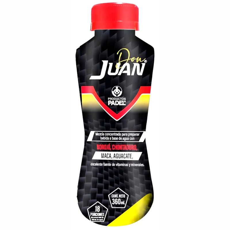 Don Juan Bebida Energética Frasco X 360 mL