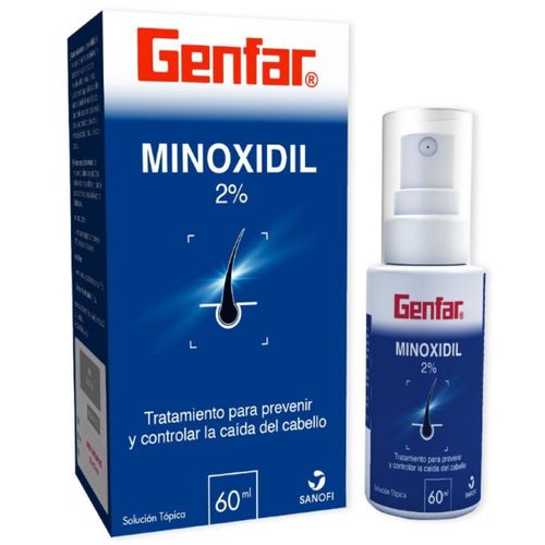 Minoxidil 2% Solución Frasco 60 Ml Genfar