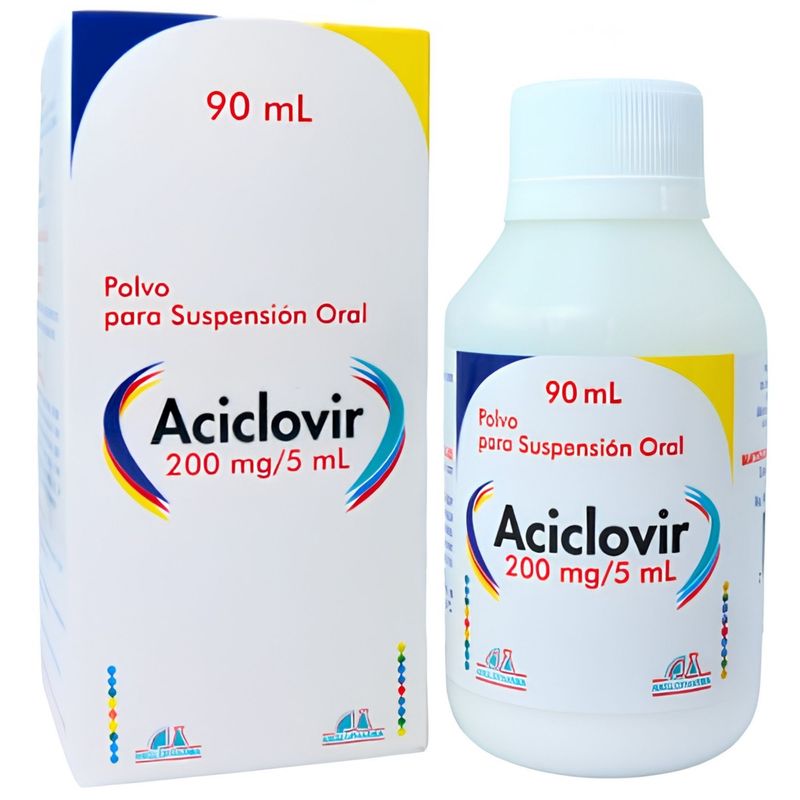 Aciclovir Suspensión 200 mg 90 ml Oral