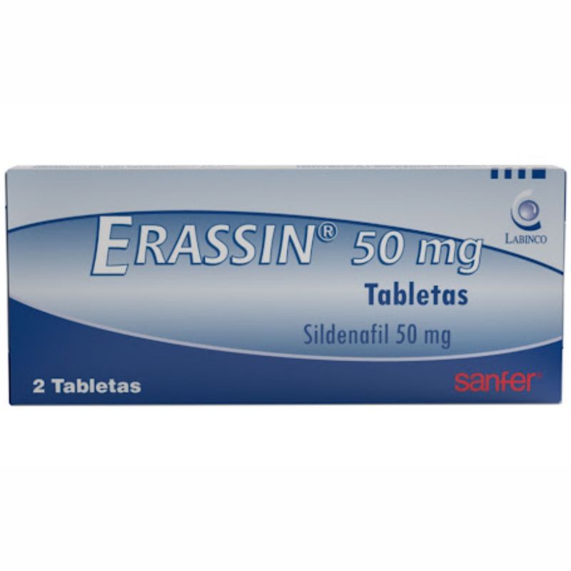 Erassin 50 Mg Caja X 2 Tabletas Labinco