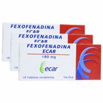 Oferta Fexofenadina 180 Mg X 10 Tabletas