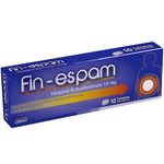 Fin Espam 10 Mg Caja X 10 Tabletas Laproff