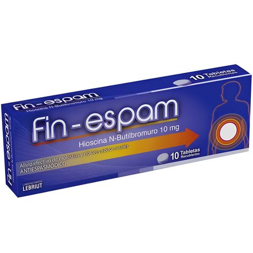 Fin Espam 10 Mg Caja X 10 Tabletas Laproff
