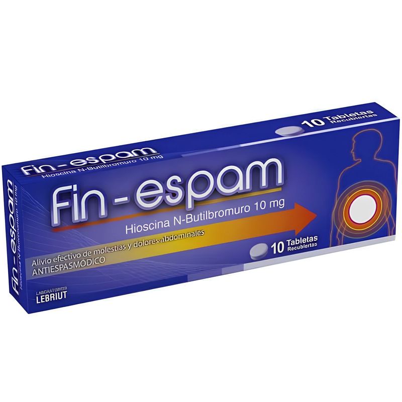 Fin Espam 10 Mg Caja X 10 Tabletas Laproff