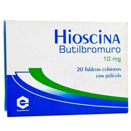 N Butil Bromuro Hioscina 10 Mg Caja X 20 Tabletas Expofarma