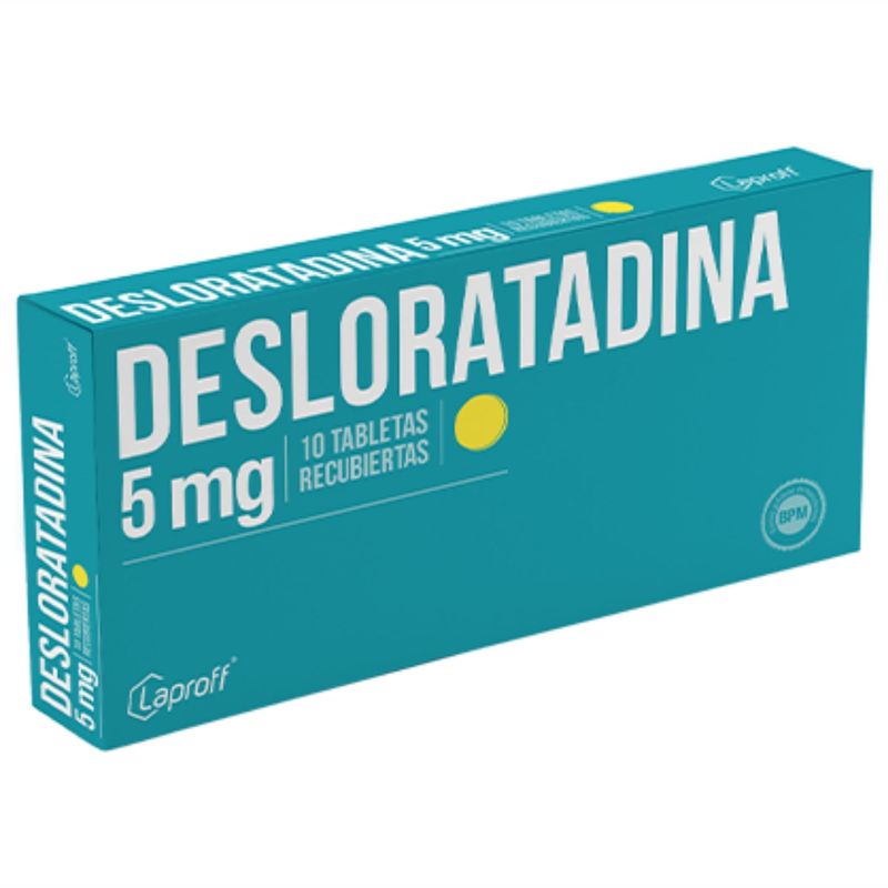 Desloratadina 5 Mg Caja X 10 Tabletas Laproff