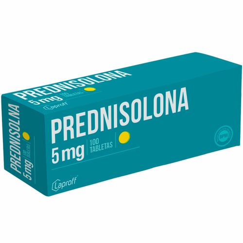 Prednisolona 5 Mg Caja X 100 Tabletas Laproff