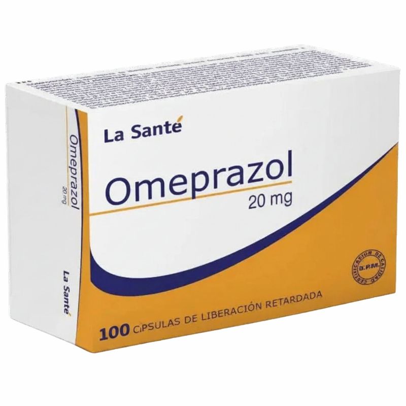 Omeprazol 20 Mg La Santé Caja X 100 Tabletas