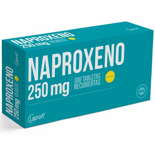 Naproxeno 250 Mg Caja X 300 Tabletas Laproff