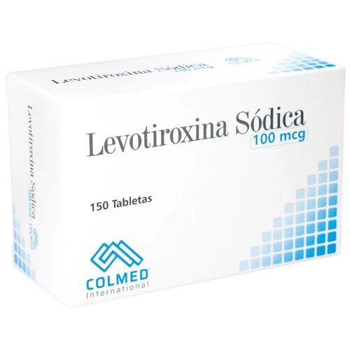 Levotiroxina 100 Mcg Tabletas Caja X 150 Und Colmed