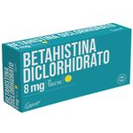 Betahistina Diclorhidrato 8 Mg x 20 Tabletas
