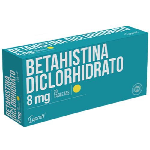Betahistina Diclorhidrato 8 Mg Caja X 20 Tabletas Laproff