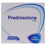 Prednisolona 5 mg 300 Tabletas Coaspharma