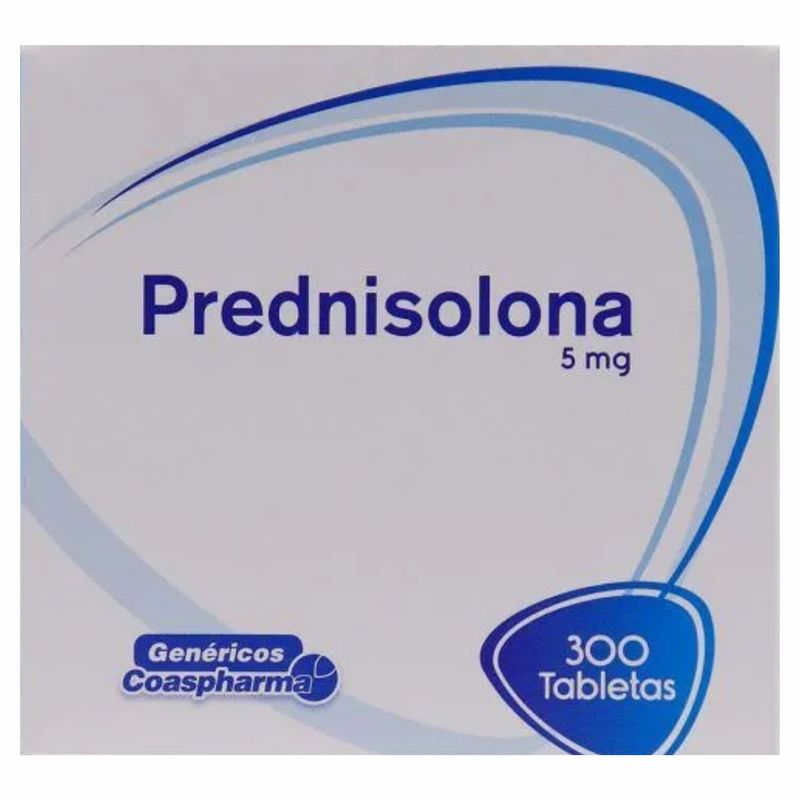 Prednisolona 5 mg 300 Tabletas Coaspharma