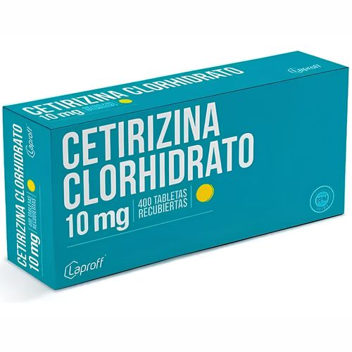 Cetirizina 10 Mg Caja X 400 Tabletas Laproff