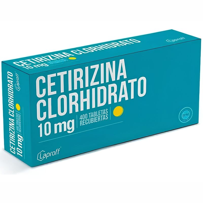 Cetirizina 10 Mg Caja X 400 Tabletas Laproff