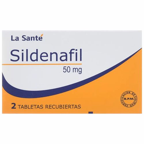 Sildenafil 50 Mg Caja X 2 Tabletas La Santé