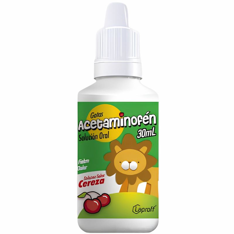 Acetaminofén 100 Mg/Ml Frasco X 30 Ml Laproff