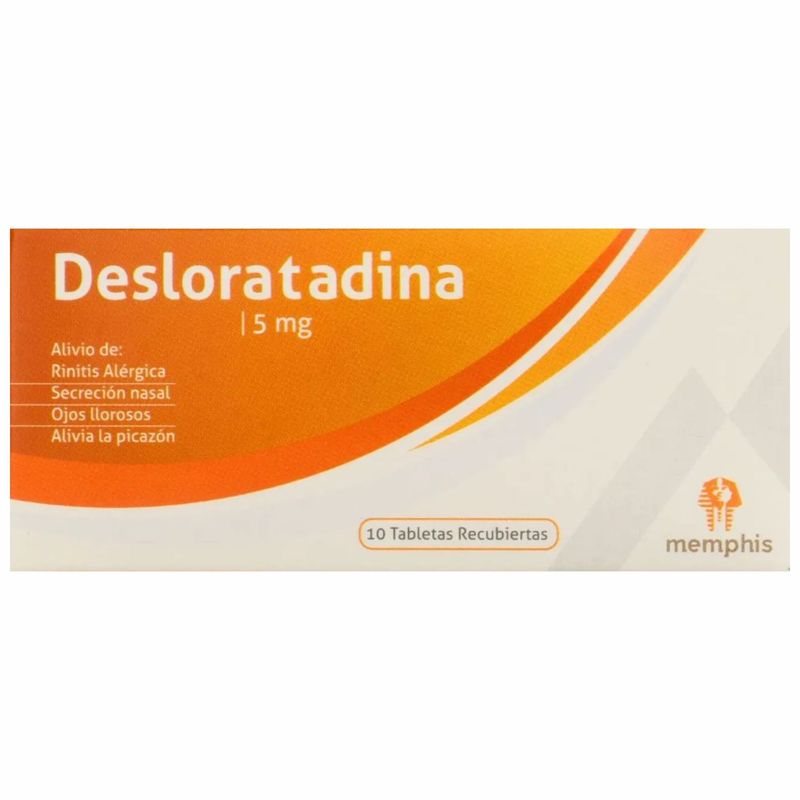 Desloratadina 5 mg 10 Tabletas Memphis