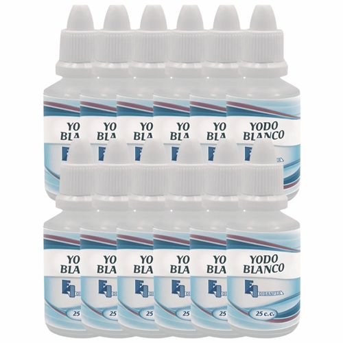 Yodo Blanco 30 Cc X 12 Unidades Disanfer