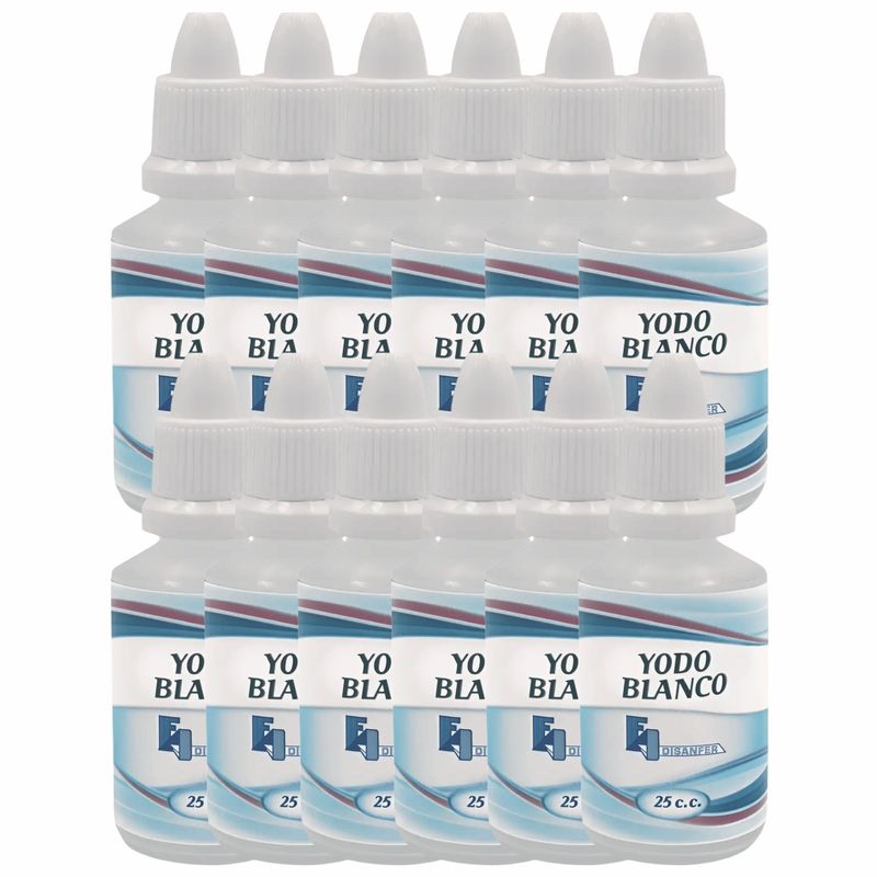 Yodo Blanco 30 Cc X 12 Unidades Disanfer