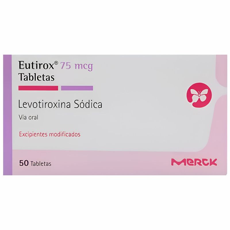 Eutirox 75 mcg 50 Tabletas Merck Oral Rx