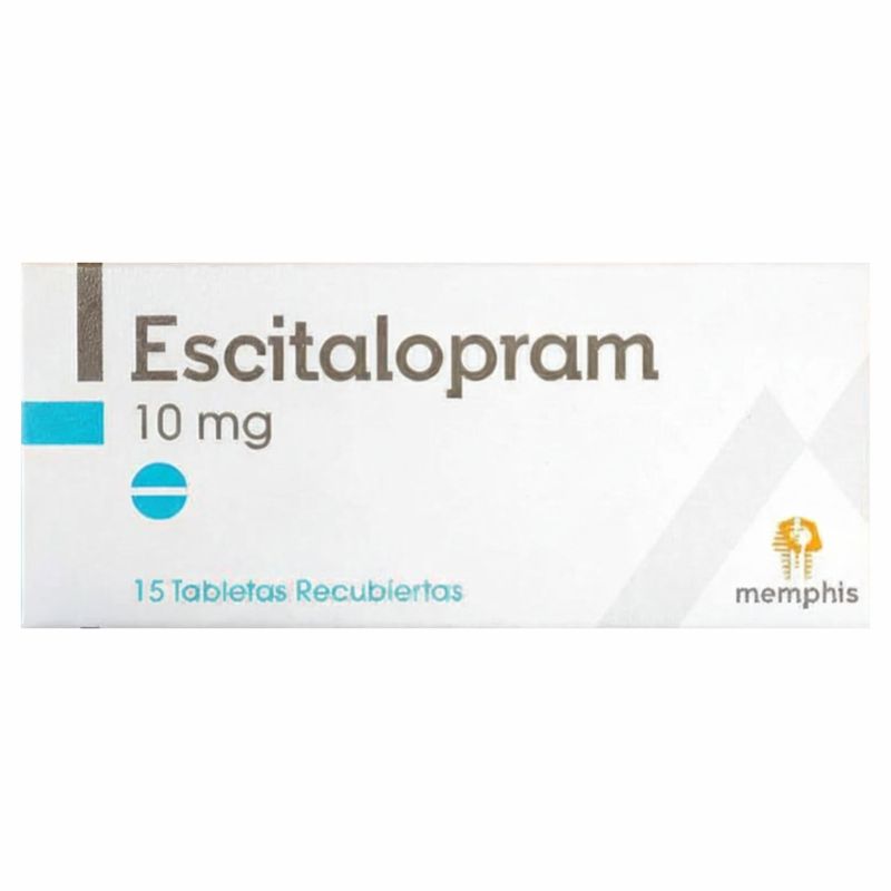Escitalopram 10 Caja X 15 Tabletas Memphis