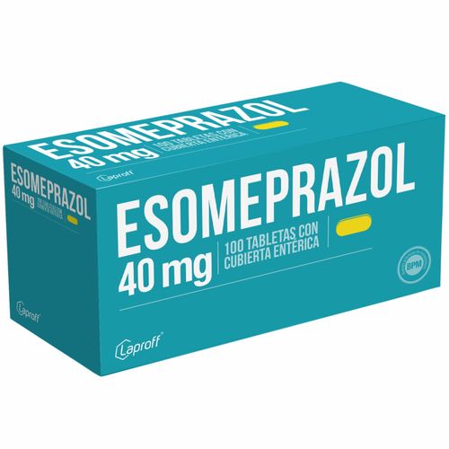 Esomeprazol 40 Caja X 100 Tabletas Recubiertas Laproff