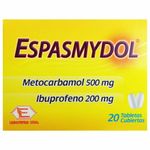 Espasmydol metocarbamol ibuprofeno Labquifar