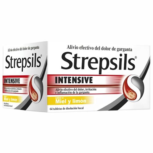 Strepsils Inten Miel Y Limón Flurbiprofeno 8.75Mg Caja X 64 Tabletas Health