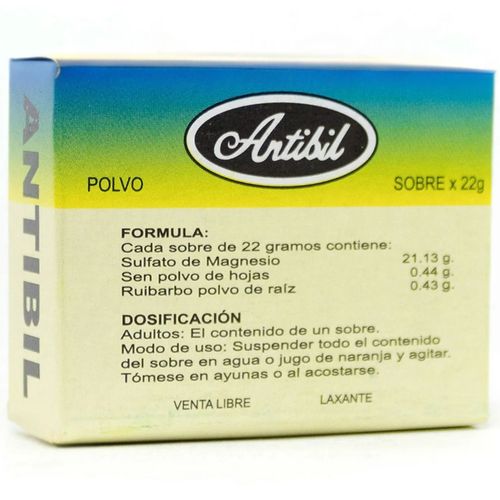 Purgante Antibil Caja X 22 Sobres Polvo Antibil